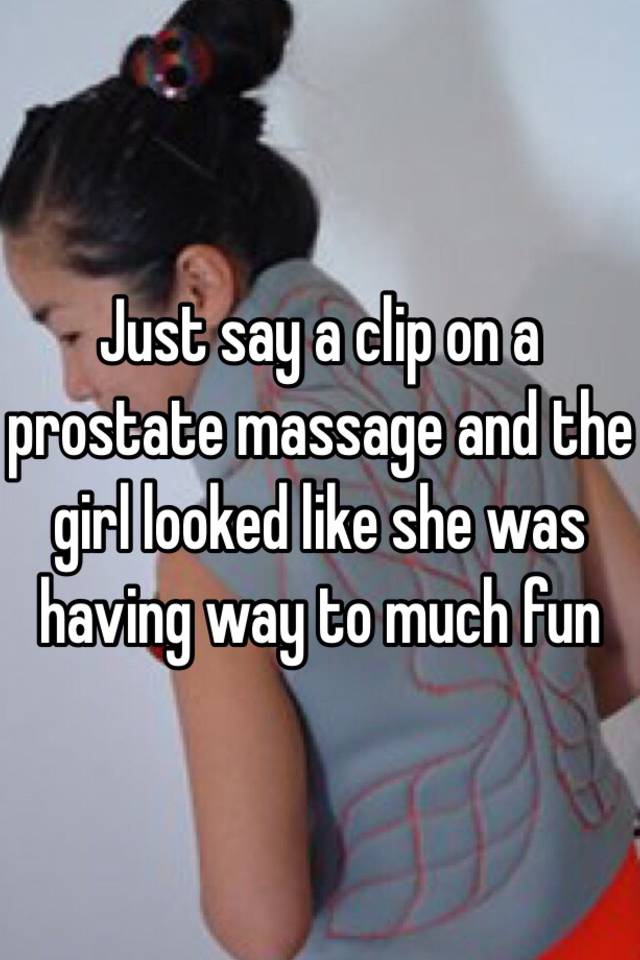 prostate massage Girl